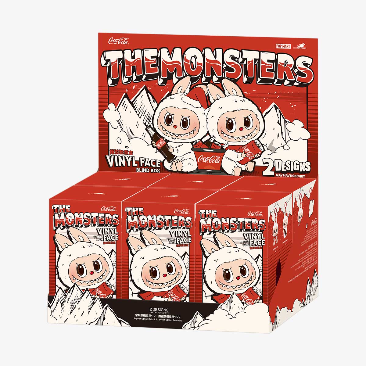 THE MONSTERS - COCA-COLA Vinyl Face Blind Box