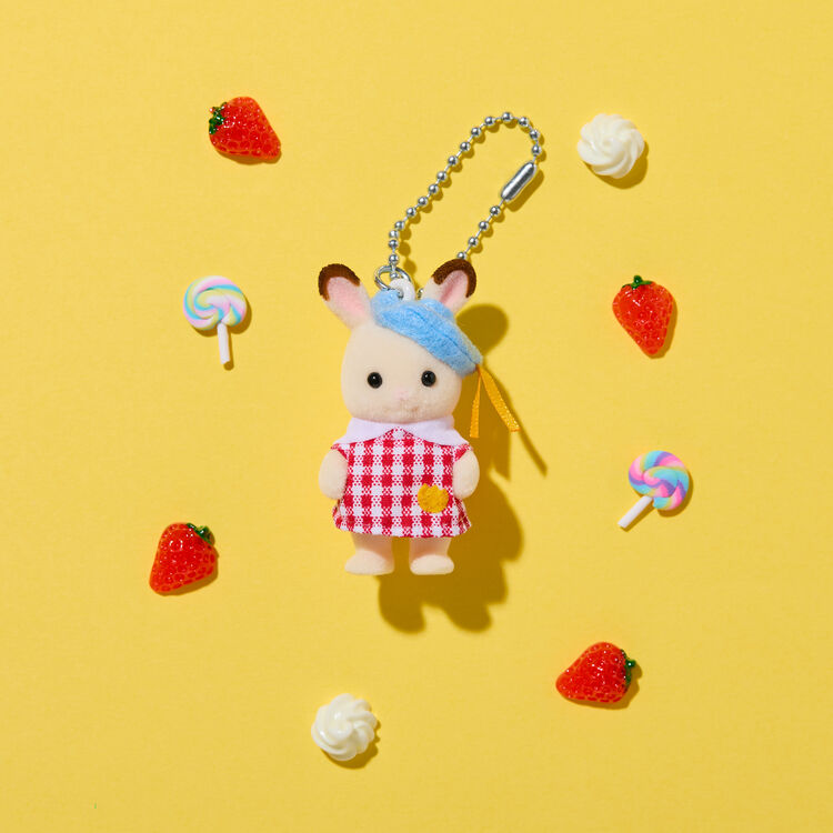 sylvanian families baby keychain