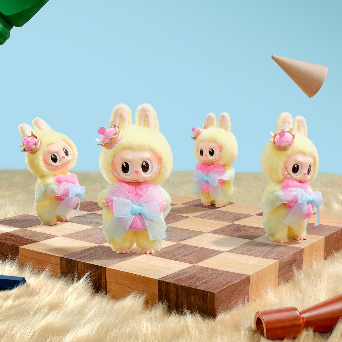 THE MONSTERS Let's Checkmate Vinyl Plush
