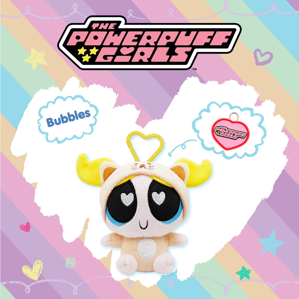 Powerpuff girls plush keychain