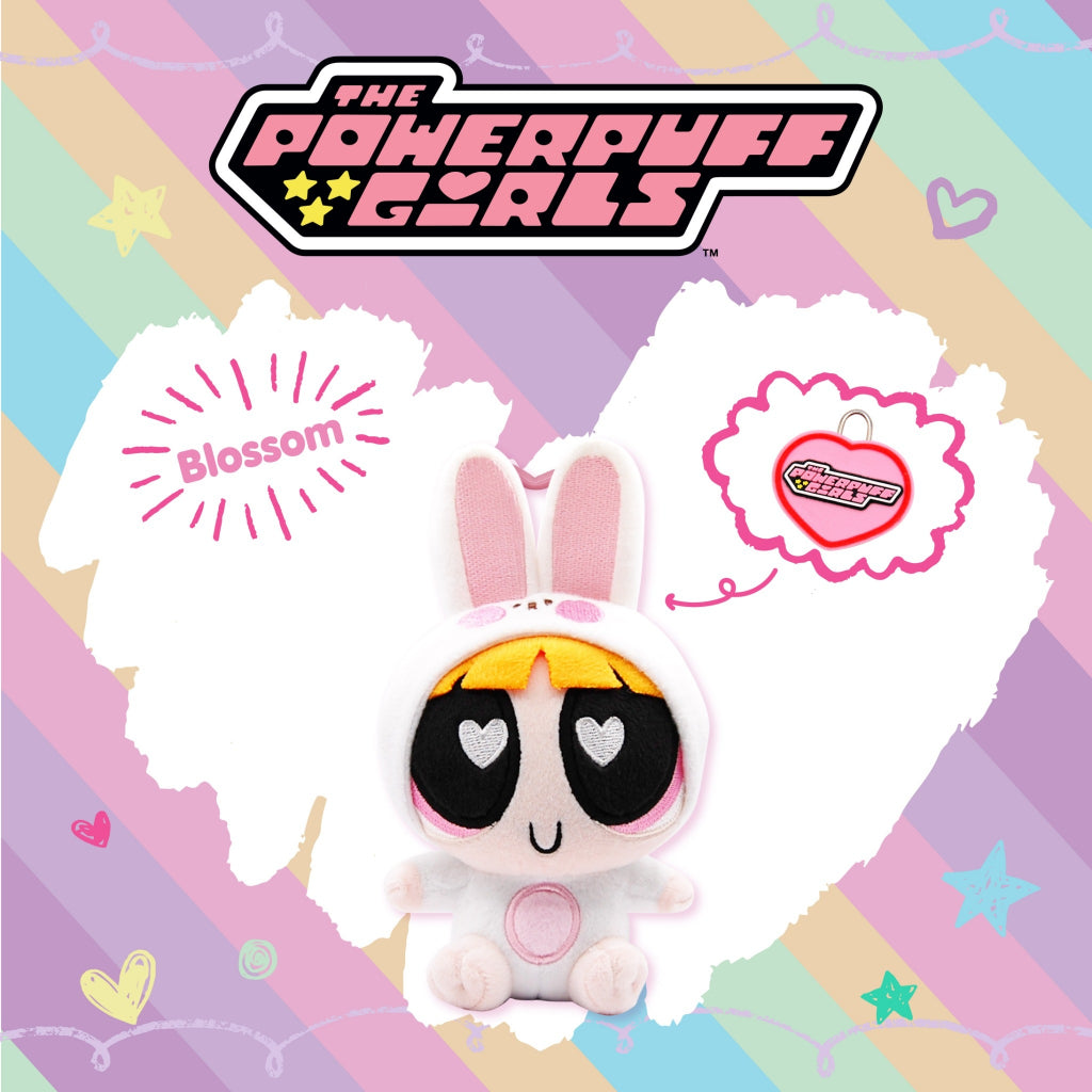 Powerpuff girls plush keychain