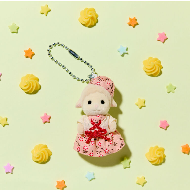 sylvanian families baby keychain