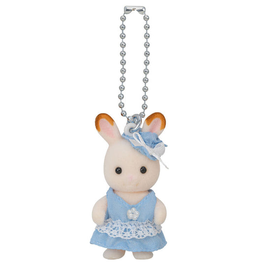 Bluebell chocolate rabbit baby keychain