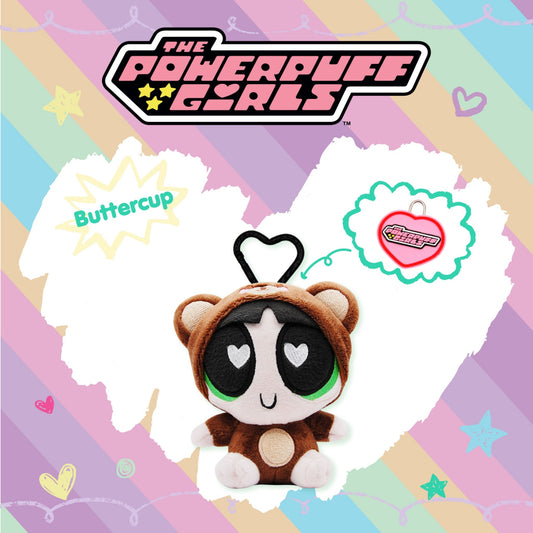 Powerpuff girls plush keychain