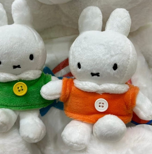 Miffy orange shirt plush keychain