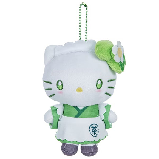 Hello kitty matcha keychainplush