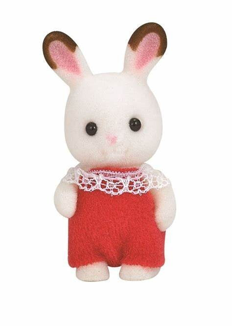 Chocolate rabbit baby figure