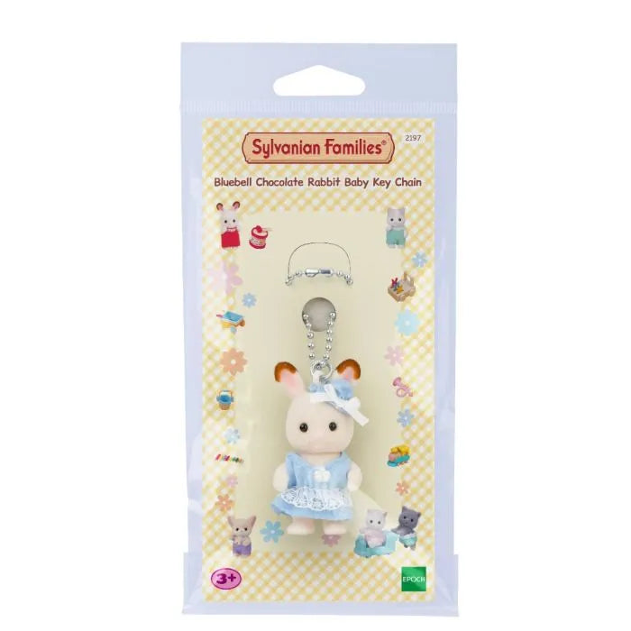 Bluebell chocolate rabbit baby keychain
